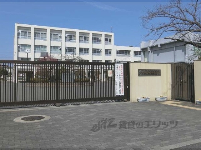 中学校　男山第二中学校（中学校）まで230m