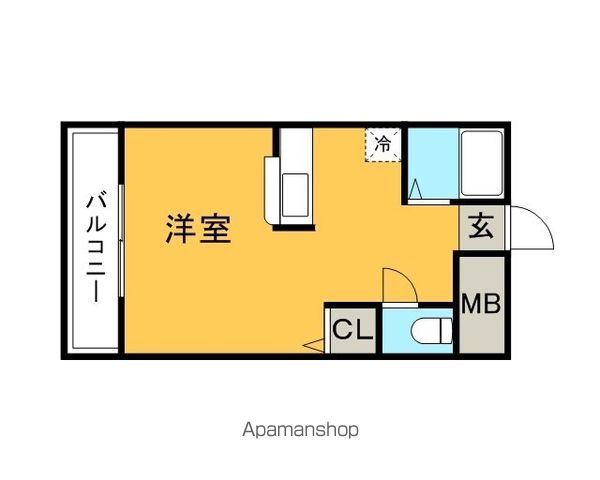 アザレアハイツ蒲池の間取り写真