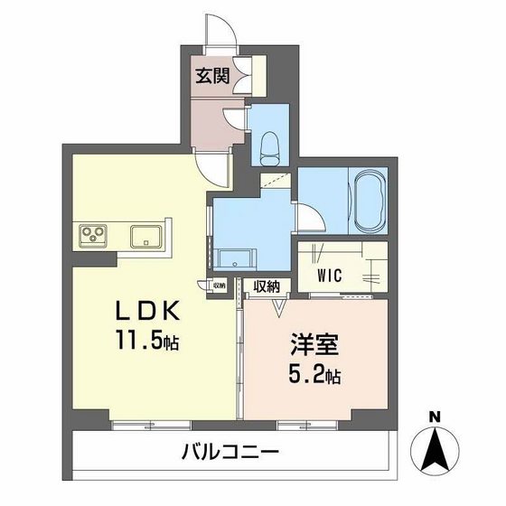 シャーメゾン大元の間取り写真