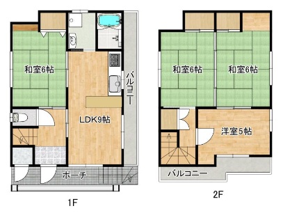 東大阪市友井1丁目の間取り写真