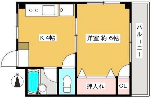 コープブリッジの間取り写真