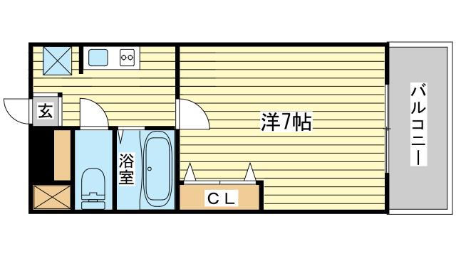 ジュネス伊伝居IIの間取り写真