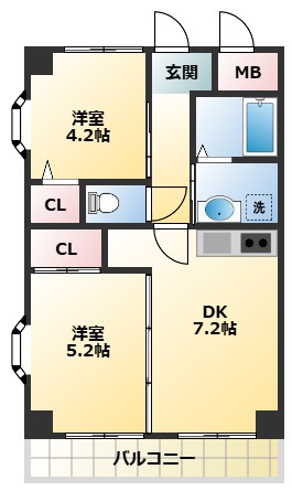 ファイブコート今川の間取り写真