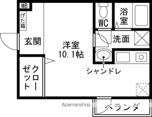 地下鉄谷町線 都島駅 徒歩2分 3階建 築20年の間取り写真