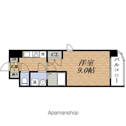 北大阪急行 江坂駅 徒歩13分 11階建 築18年の間取り写真