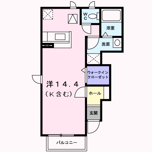 ラポールAの間取り写真