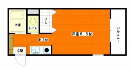 キューブ翠の間取り写真