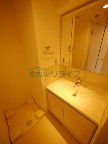 洗面設備　サクレ九段上の洗面所