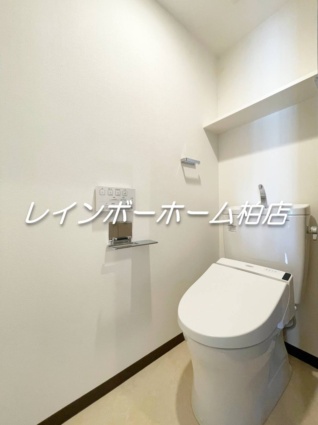 トイレ　ゆったりとした空間のトイレです
