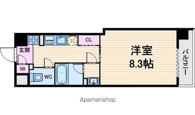 アスヴェルタワー大阪城WESTの間取り写真