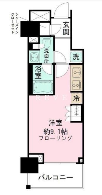 パークリュクス日本橋大伝馬町の間取り写真
