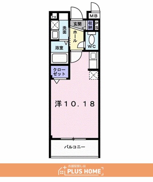 ハピネスの間取り写真
