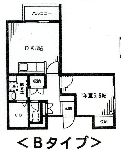 ジュネスSK B棟の間取り