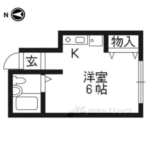 【銀閣コーポの間取り】