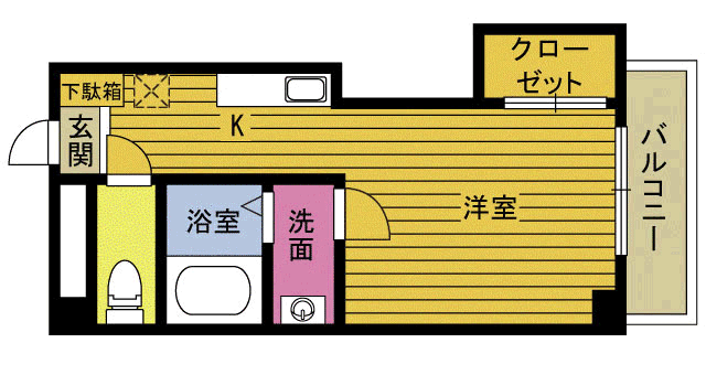 シャンローゼかめがわの間取り