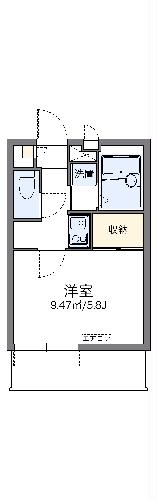 【レオパレスＳＫＹ　ｉの間取り】