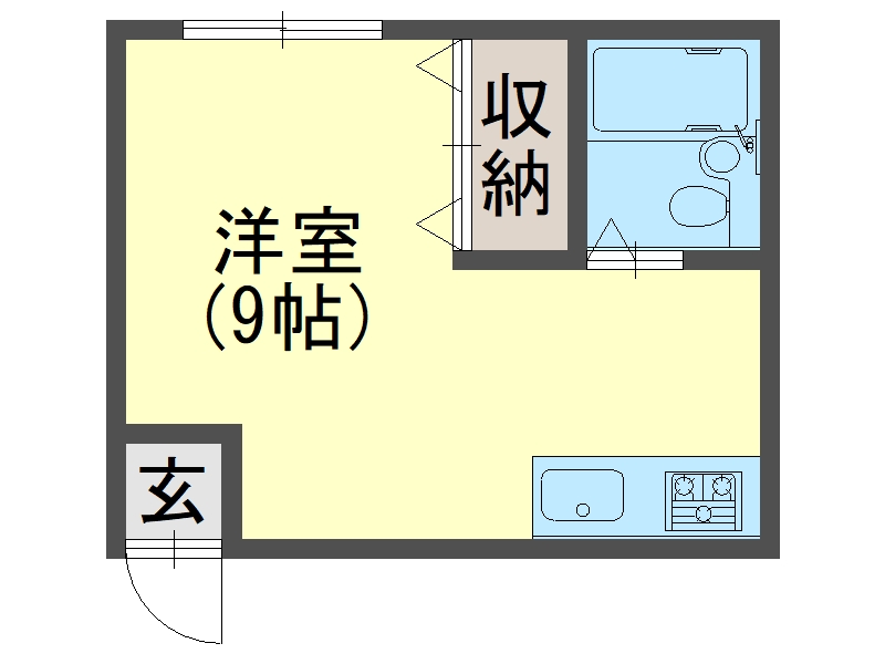 土山マンションの間取り