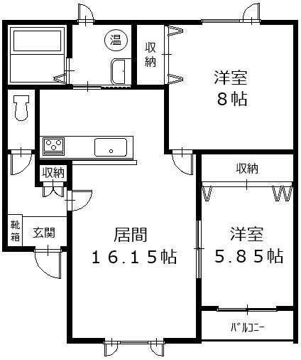 ノルドＫの間取り