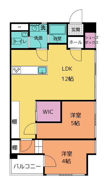 P-ark Musashi 9の間取り