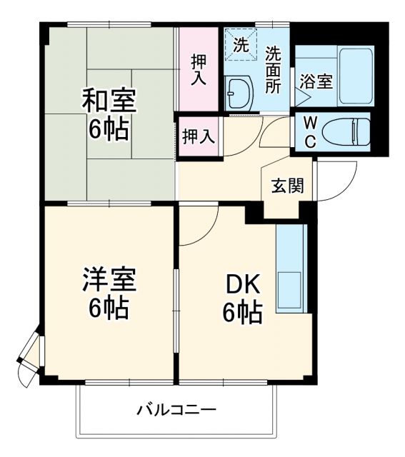 Ｓｕｒｐｌｕｓ　Ｔｗｏ　金田荘の間取り