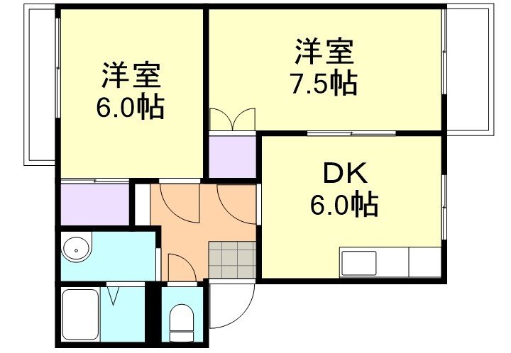 タウニィ美和の間取り