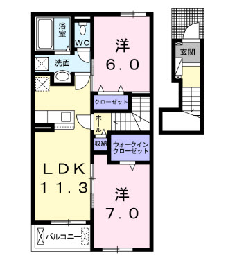 コーリン是則　IIの間取り