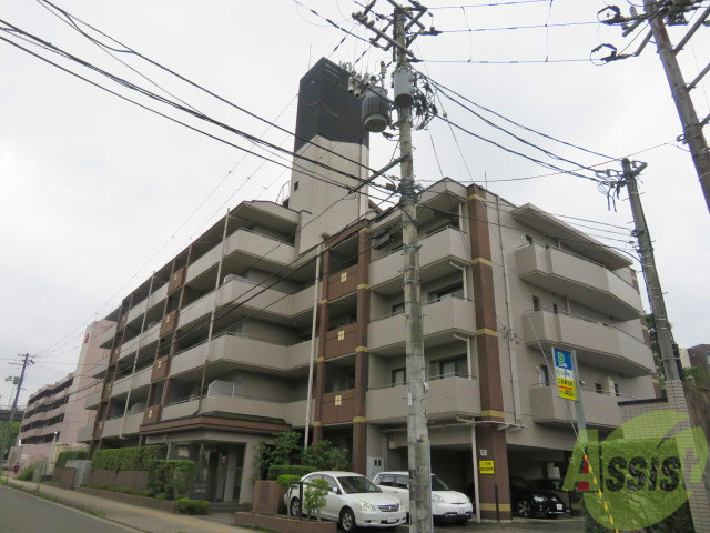 仙台市青葉区北根のマンションの建物外観