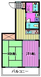 土呂岸ビルの間取り