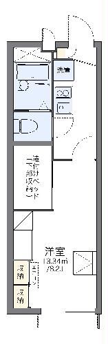 レオパレス畑中IIIの間取り