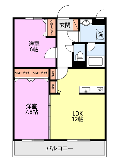 ＲＥＳＩＤＥＮＣＥ　Ｈｉｌｌ　Ｗｅｓｔ裏館の間取り