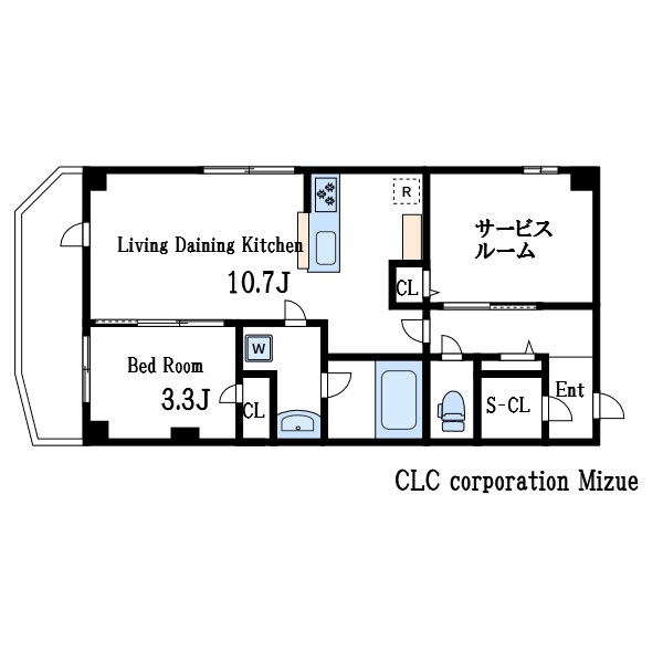 S-RESIDENCE瑞江の間取り