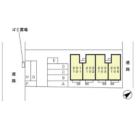 【ボニータスの駐車場】