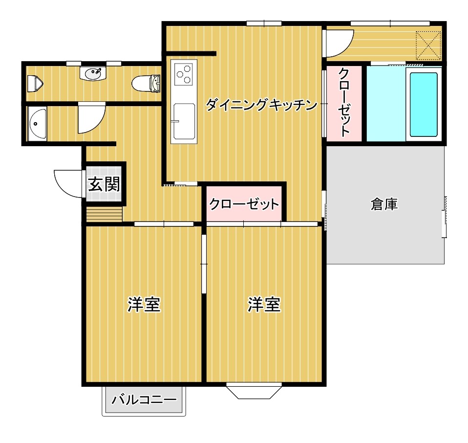 シャンポールIの間取り