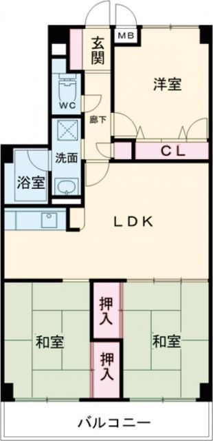 ガーデンパレス山手の間取り