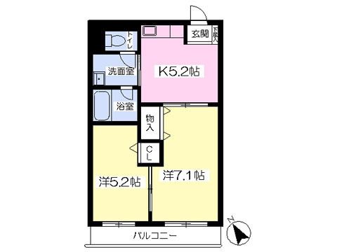 ＭＫ．ヴィラの間取り