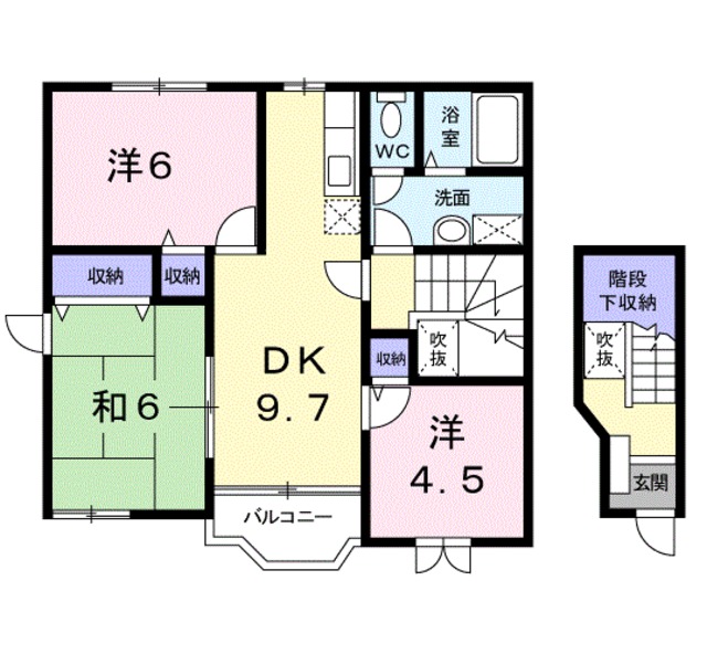 【エトワール明石Iの間取り】