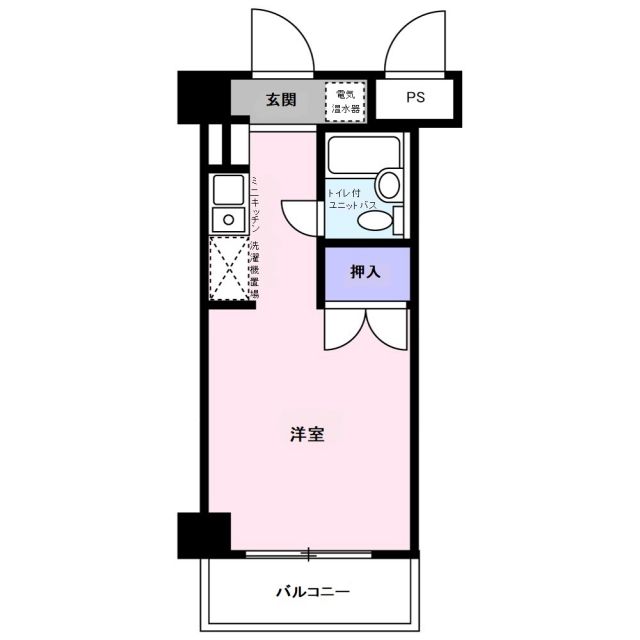 オクトワール長岡中央の間取り