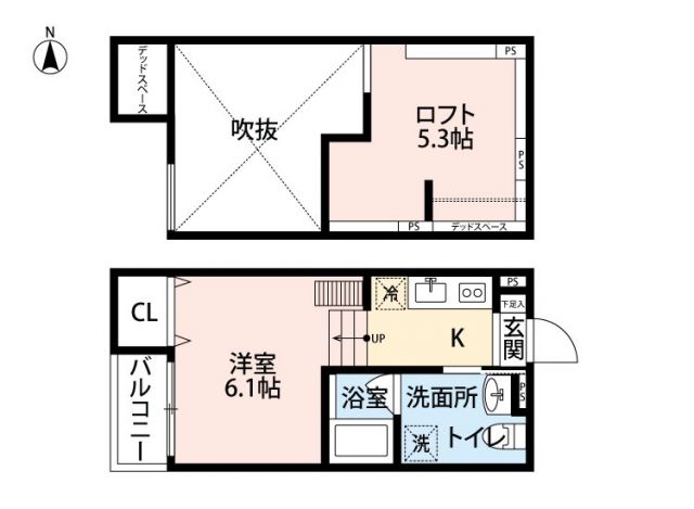 Y&Mアルタイル花園本町の間取り