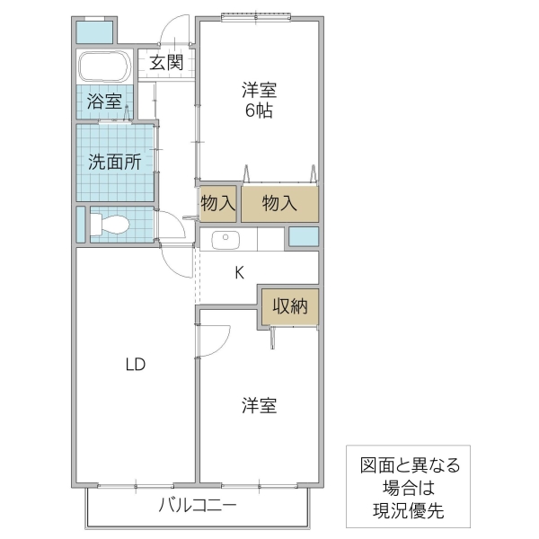 グランレーヴの間取り