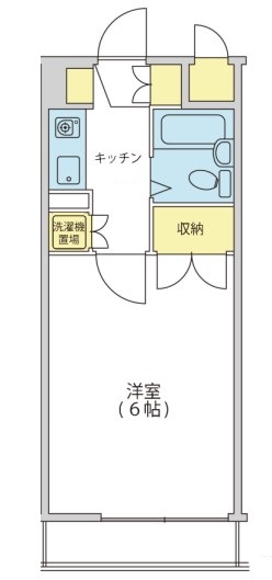 武蔵村山市学園のマンションの間取り