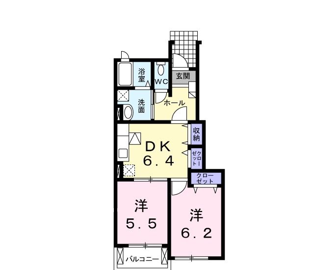 エクセレント・クレオパトラ　Ｄの間取り