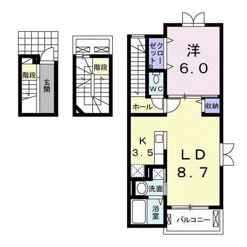 サンリットメゾンの間取り