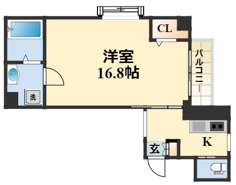 雅長岡京の間取り