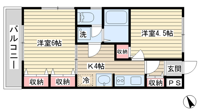 カーサベルデの間取り