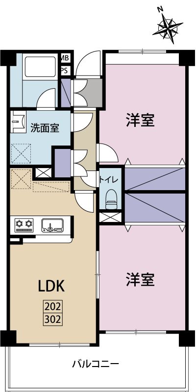 エマーレ新川崎の間取り