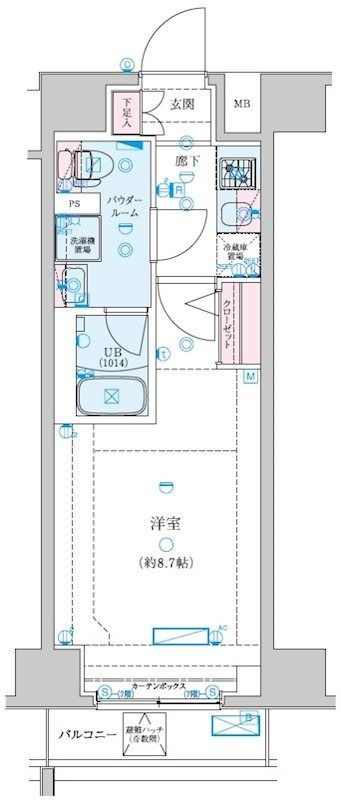 ジェノヴィア新子安の間取り