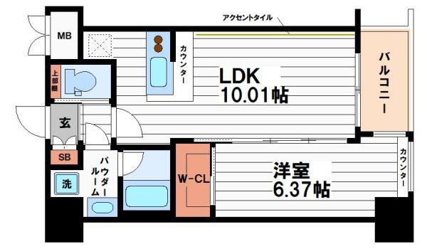 Vinoプレジオ本町の間取り