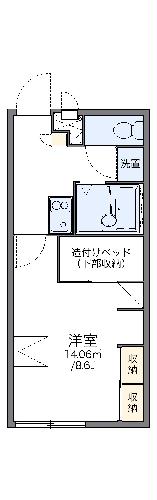 レオパレス南田園第２の間取り