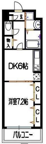 練馬区春日町のマンションの間取り
