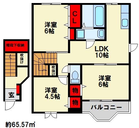 シャルマン浮島Iの間取り